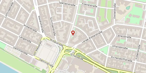 Karte der Umgebung von Max-Joseph-Str. 6, 68167 Mannheim