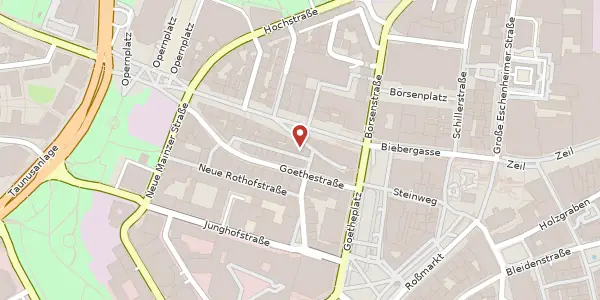 Karte der Umgebung von Große Bockenheimer Str. 15, 60313 Frankfurt