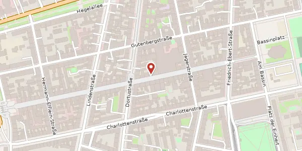Karte der Umgebung von Brandenburger Str. 54, 14467 Potsdam