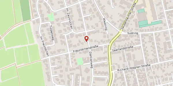 Karte der Umgebung von Freundchenstraße 14, 67269 Grünstadt