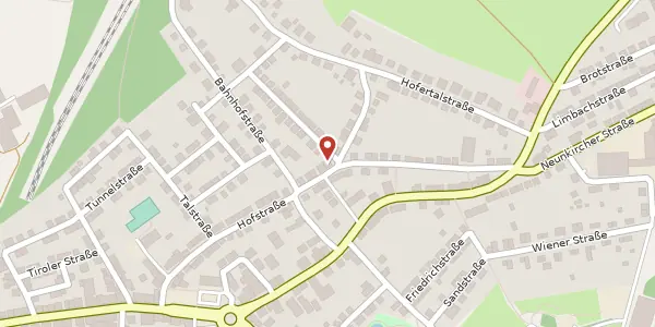Karte der Umgebung von Hofstraße 37a, 66299 Friedrichsthal