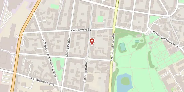 Karte der Umgebung von Viktoriastr. 43, 64293 Darmstadt