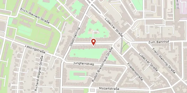 Karte der Umgebung von Beethovenstraße 12, 19053 Schwerin