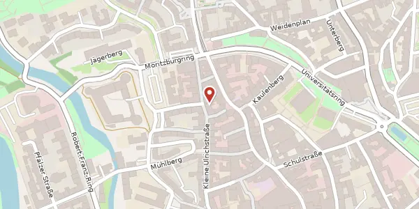 Karte der Umgebung von Kleine Ulrichstr. 23, 06108 Halle (Saale)
