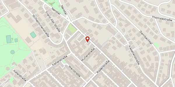 Karte der Umgebung von Taunusstr. 64a, 65183 Wiesbaden
