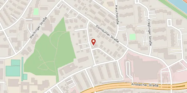 Karte der Umgebung von Feuchtwanger Str. 18, 90449 Nürnberg