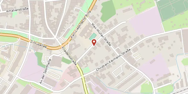 Karte der Umgebung von Juststraße 4, 02763 Zittau