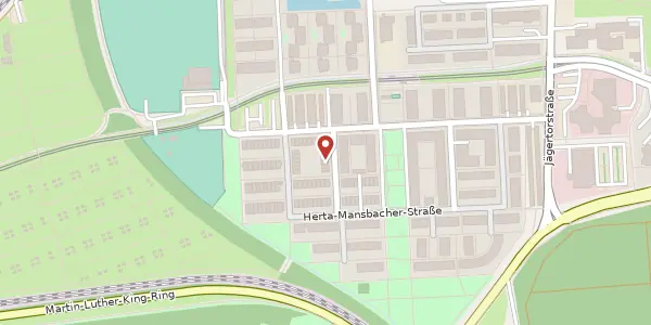 Karte der Umgebung von Luise-Büchner-Weg 7, 64289 Darmstadt