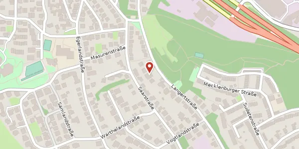 Karte der Umgebung von Langertstraße 76, 73431 Aalen