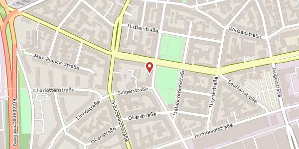Karte der Umgebung von Helingstr. 6, 90443 Nürnberg