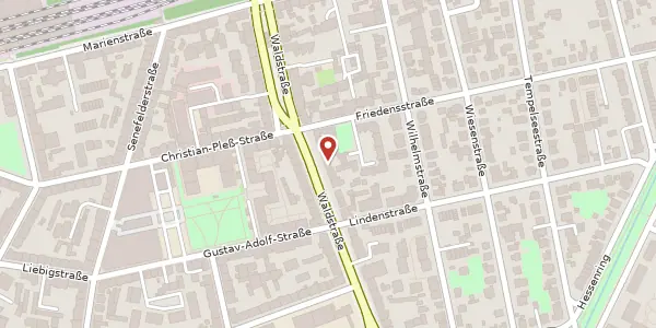 Karte der Umgebung von Waldstr. 92, 63071 Offenbach