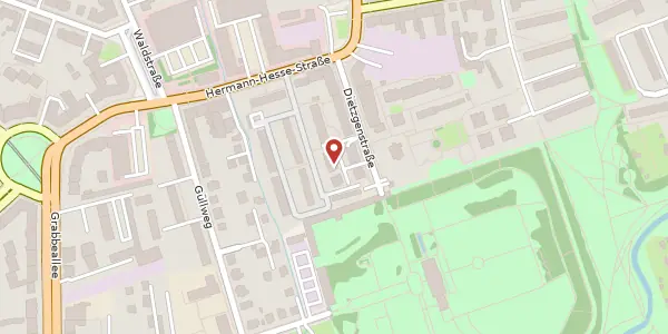 Karte der Umgebung von Dietzgenstraße 3 c, 13156 Berlin