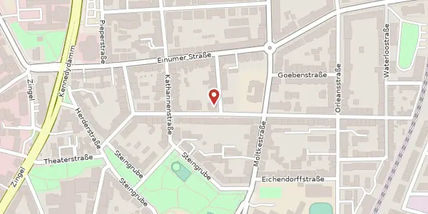 Karte der Umgebung von Goethestraße 9, 31135 Hildesheim