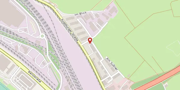 Karte der Umgebung von Augsburger Straße 193, 70327 Stuttgart