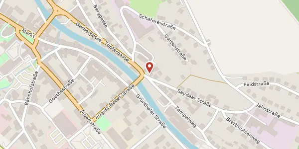 Karte der Umgebung von Saydaer Straße 1, 09526 Olbernhau