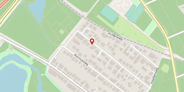 Karte der Umgebung von Hudeweg 29, 33102 Paderborn