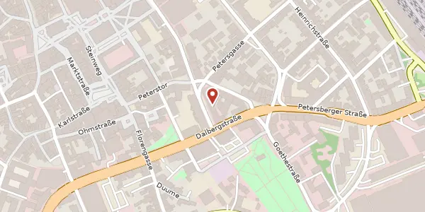 Karte der Umgebung von Rabanusstraße 33, 36037 Fulda