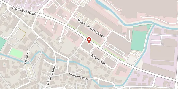 Karte der Umgebung von Einsteinstraße 61, 89077 Ulm/Donau