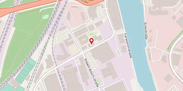 Karte der Umgebung von Robert-Bosch-Str. 17 h, 48153 Münster
