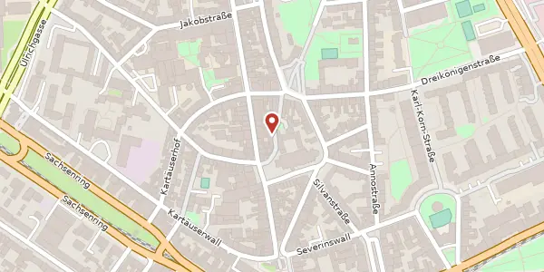 Karte der Umgebung von Severinskloster 5, 50678 Köln