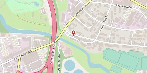 Karte der Umgebung von Niederweg 10, 90427 Nürnberg