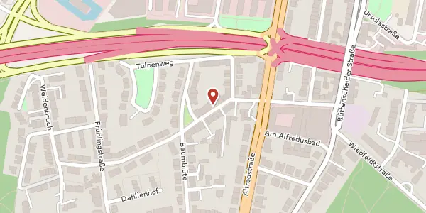 Karte der Umgebung von Einigkeitstr. 22, 45133 Essen
