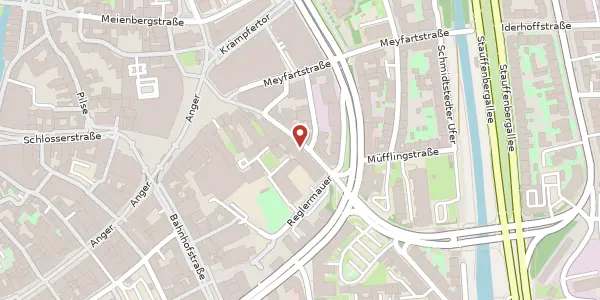 Karte der Umgebung von Trommsdorffstr. 27, 99084 Erfurt