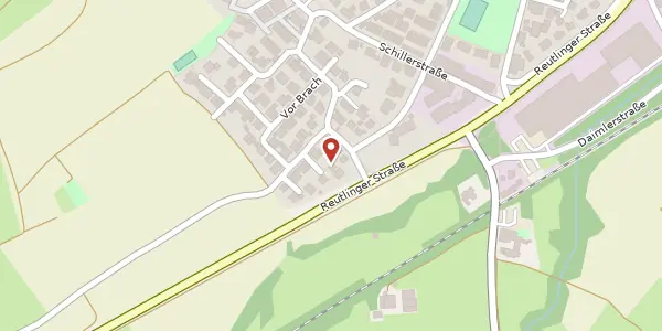 Karte der Umgebung von Ofterdinger Straße 5, 72147 Nehren