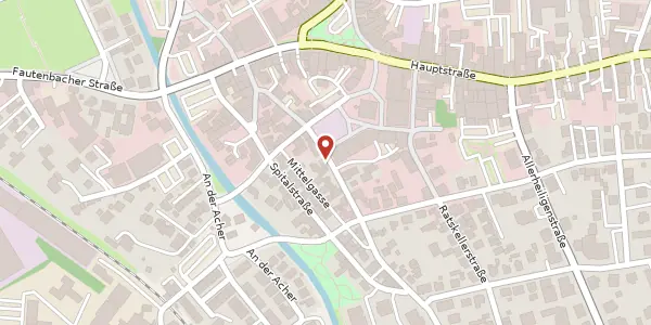 Karte der Umgebung von Kapellenstraße 17, 77855 Achern