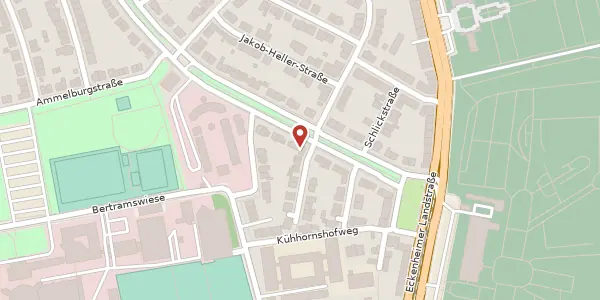 Karte der Umgebung von Kaiser-Sigmund-Str. 21, 60320 Frankfurt