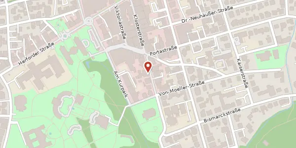 Karte der Umgebung von Klosterstr. 19 a, 32545 Bad Oeynhausen