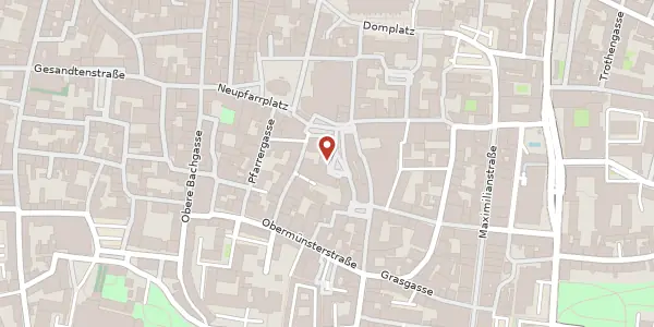 Karte der Umgebung von St.-Kassians-Platz 7, 93047 Regensburg