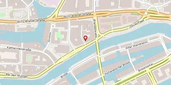 Karte der Umgebung von Zippelhaus 4, 20457 Hamburg