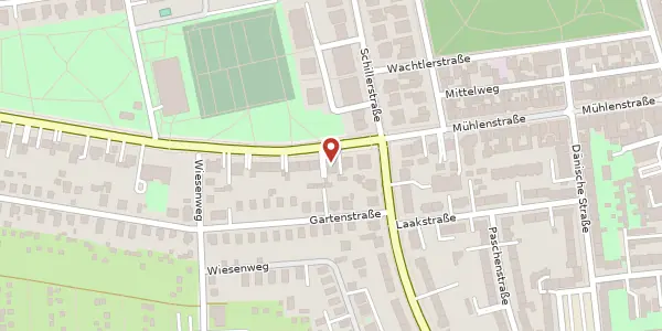 Karte der Umgebung von Parkstraße 3, 18119 Rostock-Warnemünde
