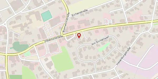 Karte der Umgebung von Ostertorstr. 112 b, 26670 Uplengen