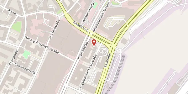 Karte der Umgebung von Stresemannplatz 4, 24103 Kiel