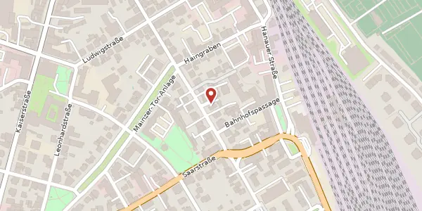 Karte der Umgebung von Bismarckstr. 26, 61169 Friedberg