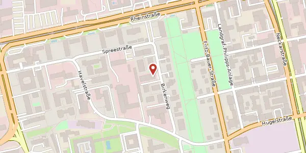 Karte der Umgebung von Birkenweg 24, 64295 Darmstadt