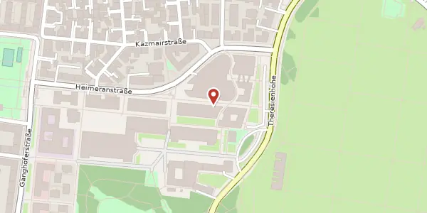Karte der Umgebung von Franziska-Bilek-Weg 9, 80339 München