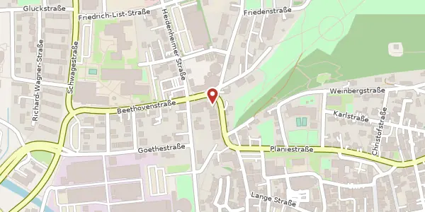 Karte der Umgebung von Heidenheimer Straße 15, 89537 Giengen/Brenz