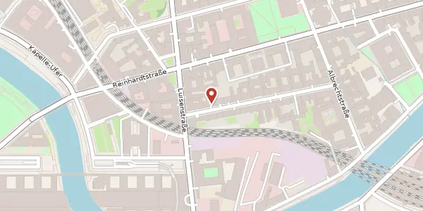Karte der Umgebung von Marienstraße 30, 10117 Berlin