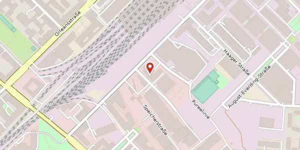 Karte der Umgebung von Atelierstr. 1, 81671 München
