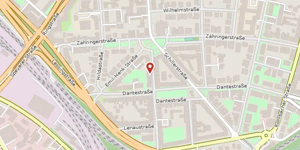 Karte der Umgebung von Römerstr. 60, 69115 Heidelberg