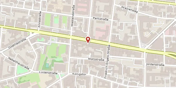 Karte der Umgebung von Friedrich-Ebert-Straße 51, 34117 Kassel