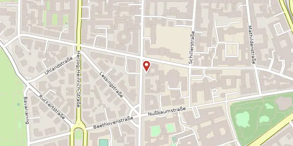 Karte der Umgebung von Goethestr. 43, 80336 München