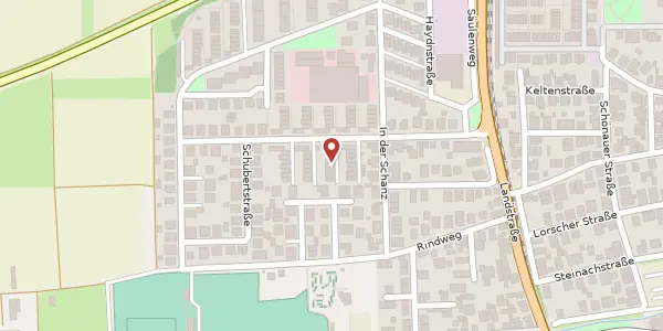 Karte der Umgebung von Ruhweg 35, 69198 Schriesheim