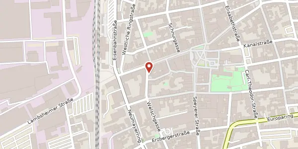Karte der Umgebung von Welschgasse 3, 67227 Frankenthal (Pfalz)