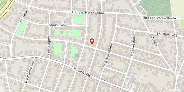 Karte der Umgebung von Ziethenstr. 60, 68259 Mannheim