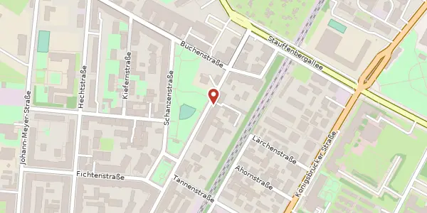Karte der Umgebung von Rudolf-Leonhard-Straße 56, 01097 Dresden