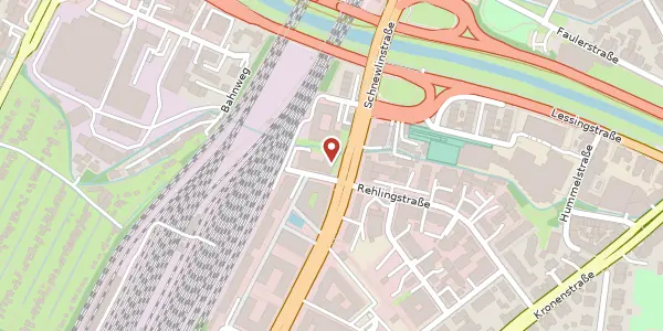 Karte der Umgebung von Heinrich-von-Stephan-Straße 23, 79100 Freiburg im Breisgau